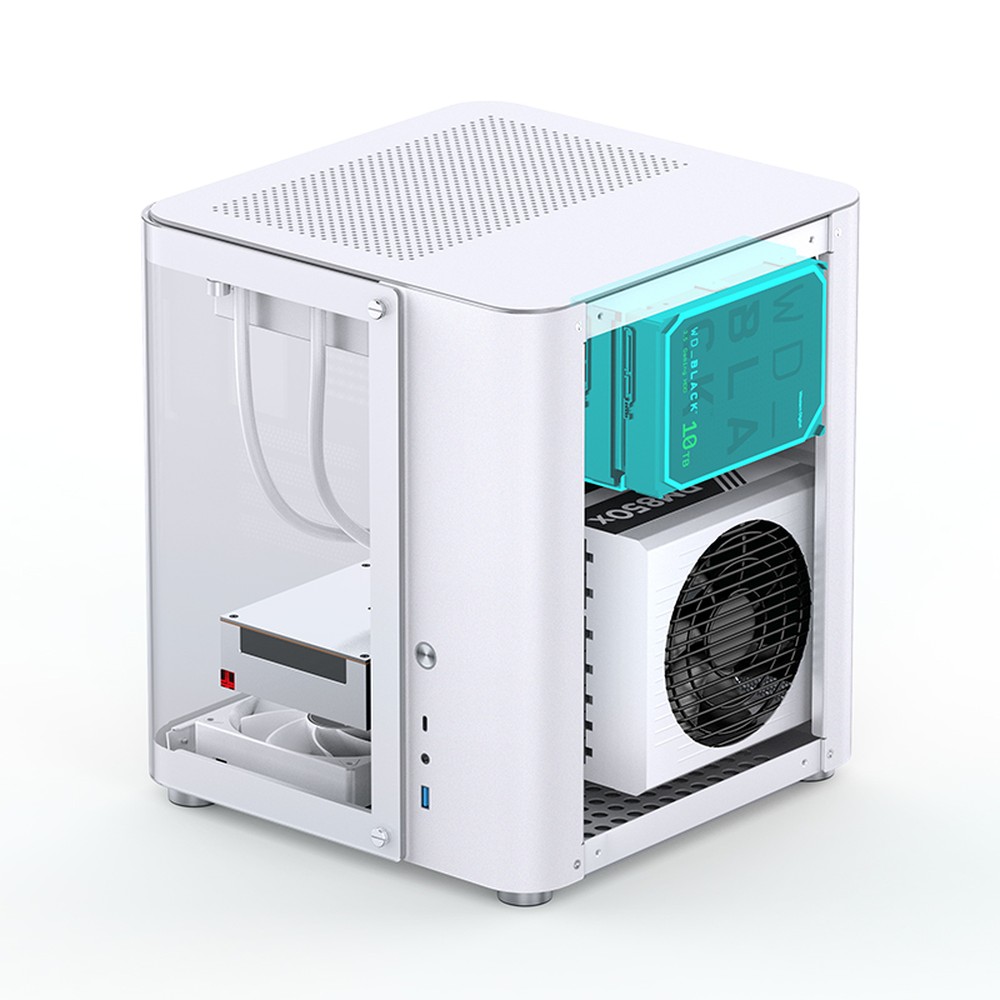 jonsbo TK-1 2.0 ホワイト PCケース Jonsbo TK-1】曲面ガラス搭載Micro ATXケースで白PCを組む