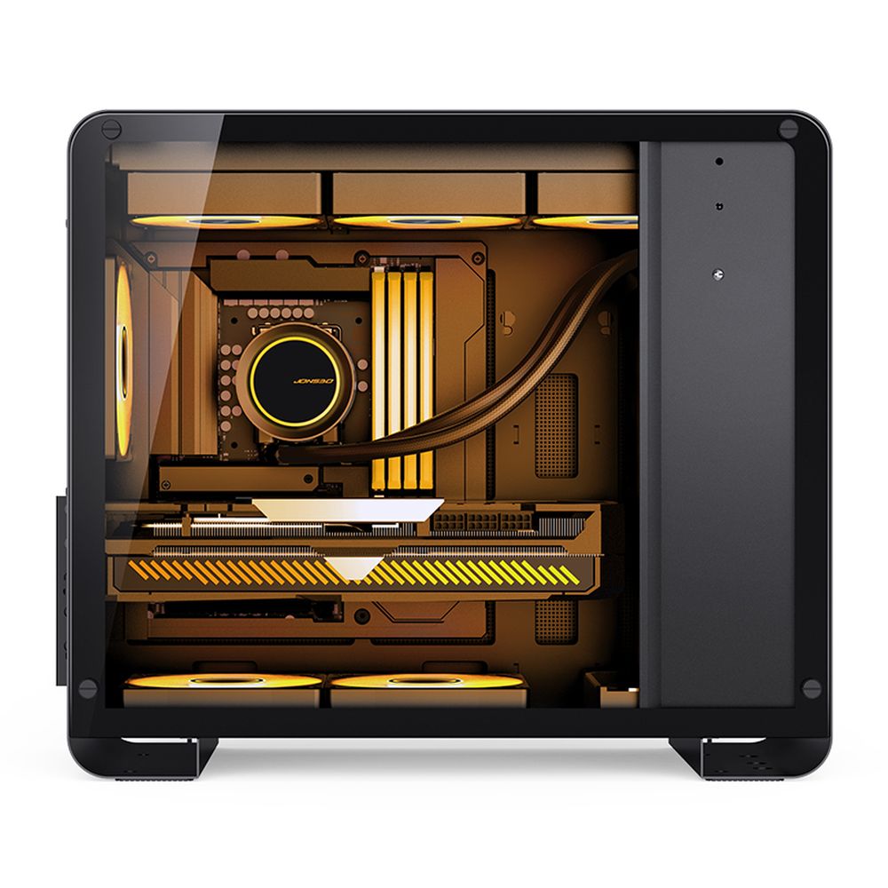 PCケース JONSBO U4 750W電源付き 付属品完備 美品 PCケース] JONSBO U4 で組んでみました 小型ATXケースといえば