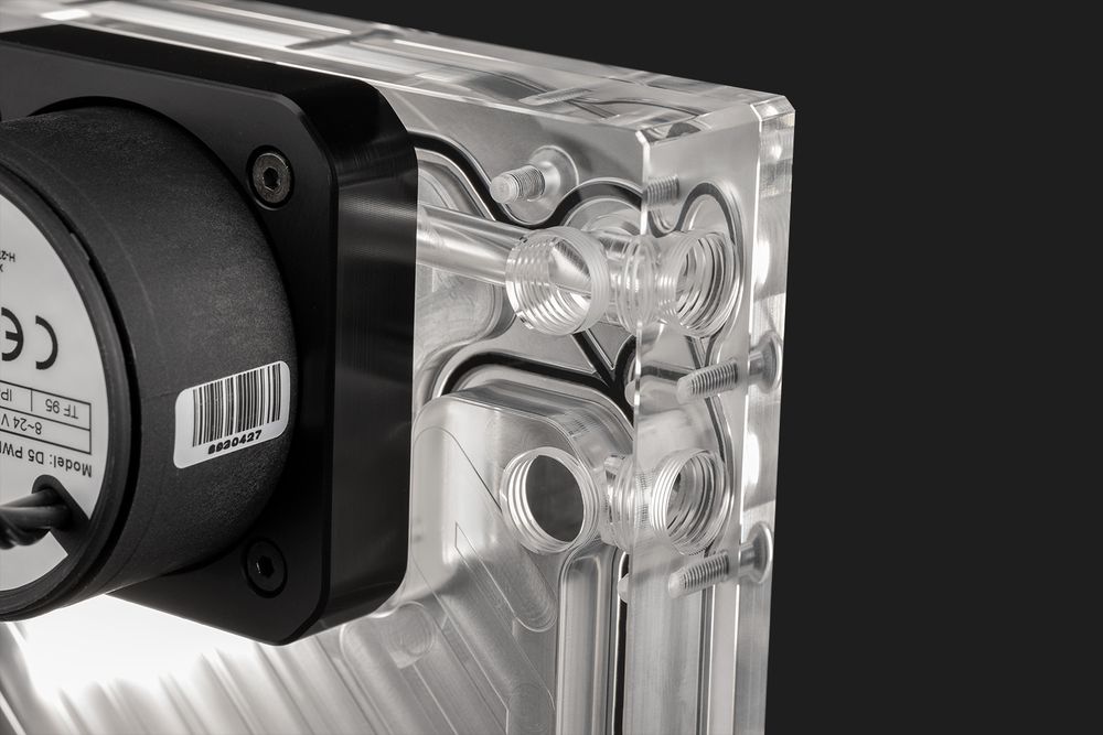 EK WaterBlocks EK-Quantum Kinetic3 FLT 140 D5 PWM D-RGB - Plexi