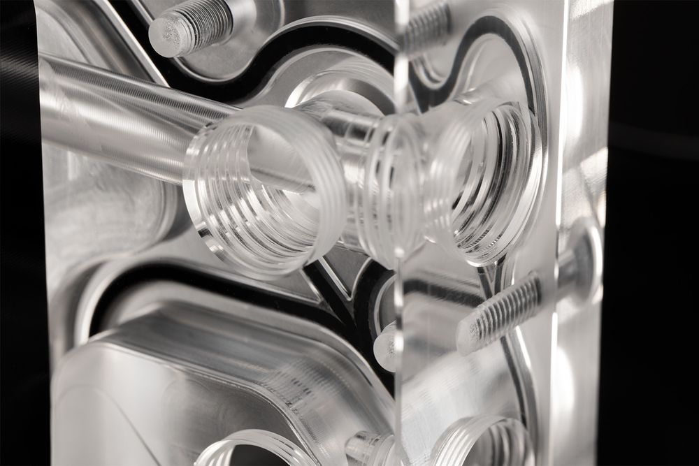 EK WaterBlocks EK-Quantum Kinetic3 FLT 140 D5 PWM D-RGB - Plexi