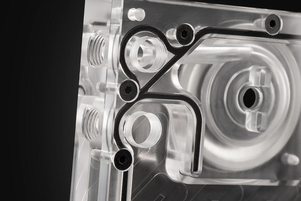 EK WaterBlocks EK-Quantum Kinetic3 FLT 140 D5 PWM D-RGB - Plexi