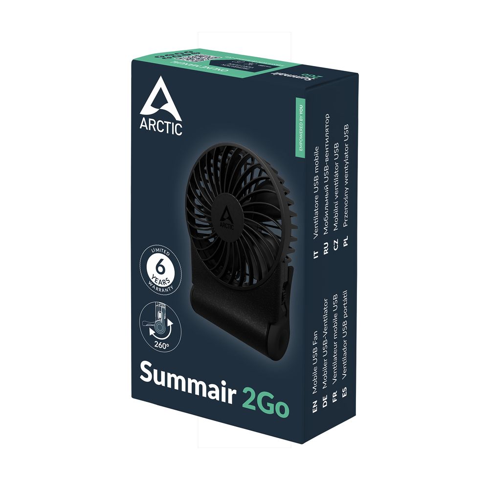 ARCTIC Summair 2Go (Black)