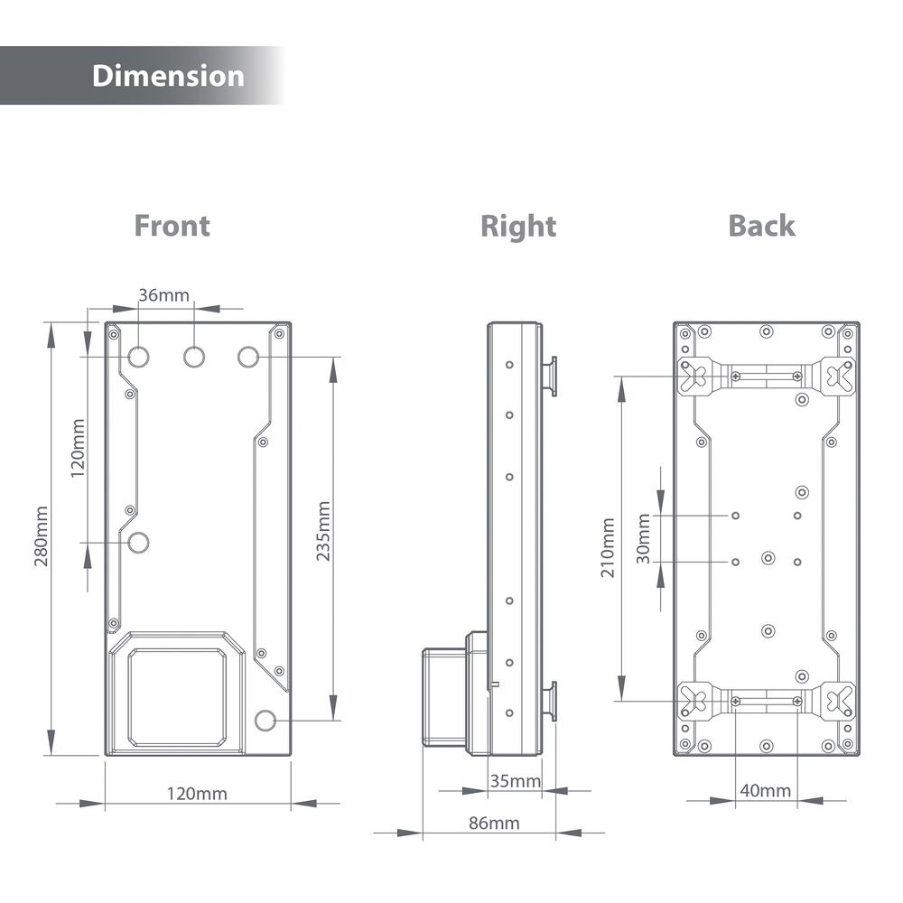 RAIJINTEK ACHERON 240 DDC RBW