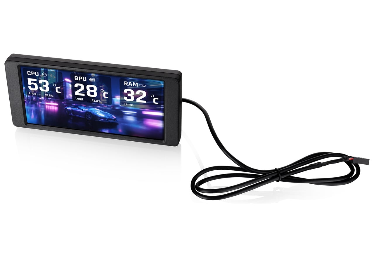 �ڼ�󤻾��ʡ�Ǽ���׳�ǧ�� Thermaltake 6.0 inch LCD Screen Kit (AC-062-OO6NAN-A1)