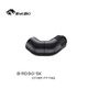 �ڥ����ȥ�å��ò��� Bykski G1/4 Male to Female 90 Degree Double Rotary Elbow Fitting - Black
