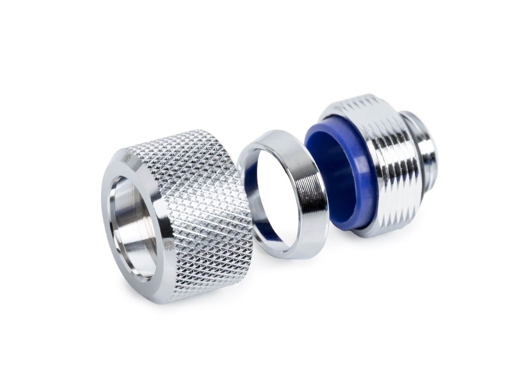 Bitspower G1/4" Silver Shining Advanced Multi-Link For OD 14MM