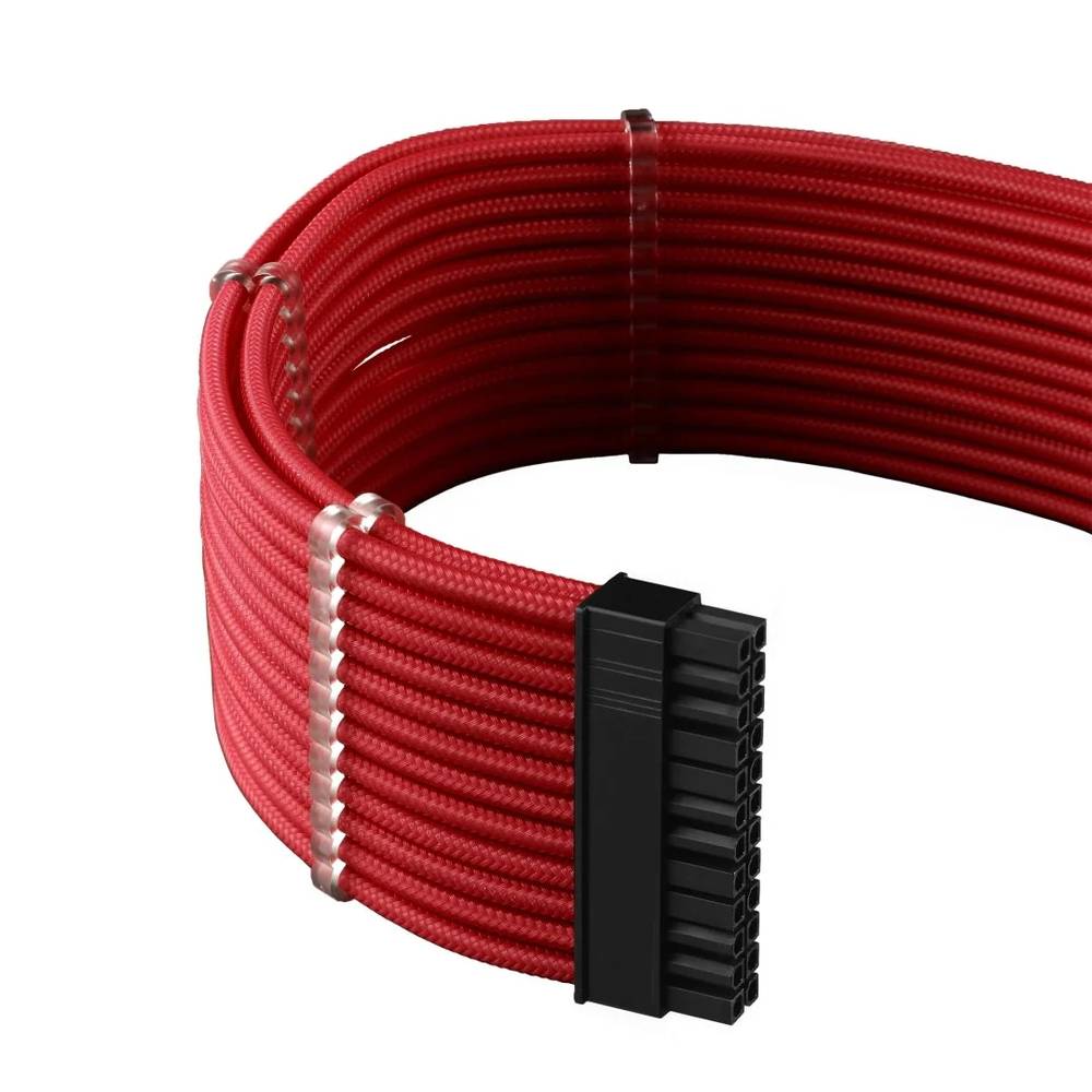 CableMod C-Series PRO ModMesh Cable Kit for Corsair AXi / HXi / RM (Yellow Label) - RED (CM-PCSI-FKIT-NKR-R)