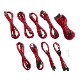 CableMod C-Series PRO ModMesh Cable Kit for Corsair AXi / HXi / RM (Yellow Label) - RED (CM-PCSI-FKIT-NKR-R)