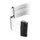 CableMod Classic ModMesh E-Series Cable Kit for EVGA G5 / G3 / G2 / P2 / T2 - WHITE (CM-EV2-CKIT-NKW-R)