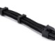 XSPC Sleeved Cable Comb, 6-Pin PCI-E (Black) 4 Pack