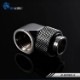 Bykski B-RD90-X Fine 90 degree rotating elbow Water cooling and cooling Rotary joint silver
