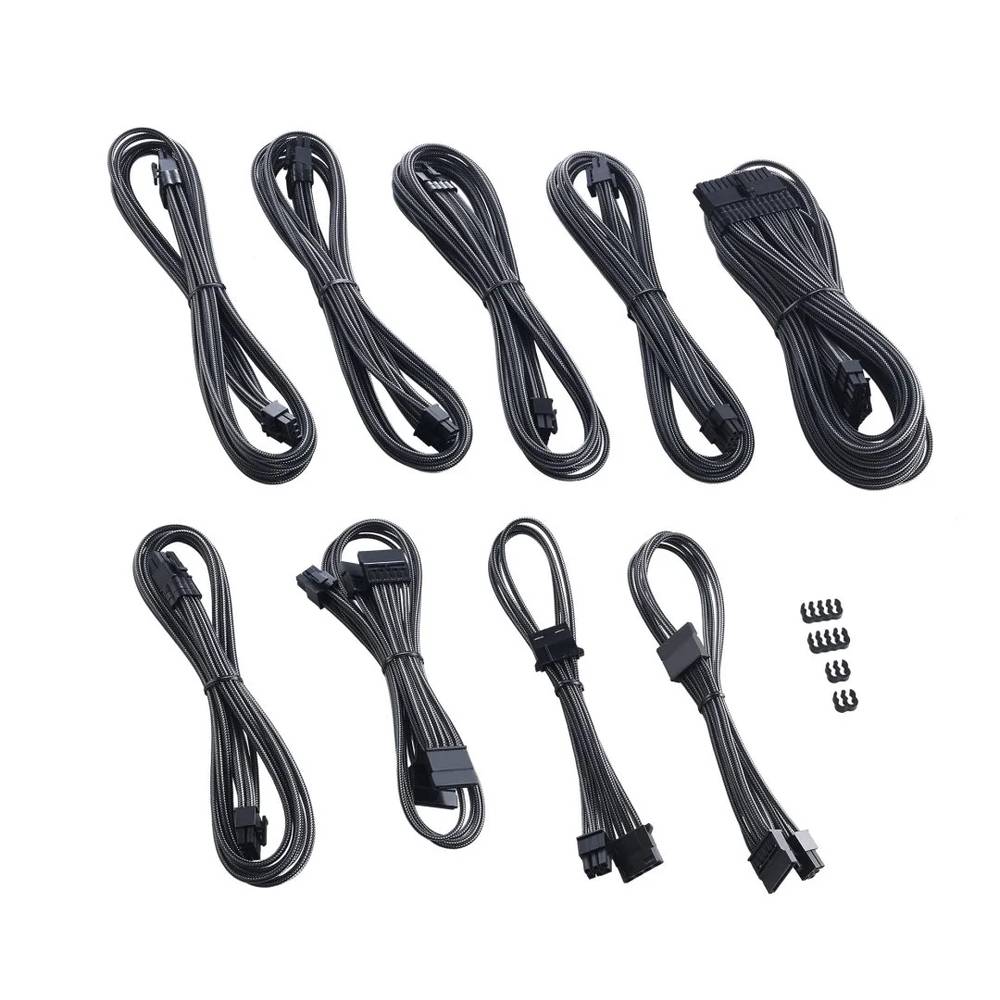 CableMod C-Series PRO ModMesh Cable Kit for Corsair RMi / RMx / RM (Black Label) - CARBON (CM-PCSR-FKIT-NKC-R)