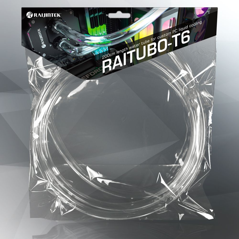 RAIJINTEK RAITUBO-T6 ID3/8inch OD5/8inch PVC tube 2m