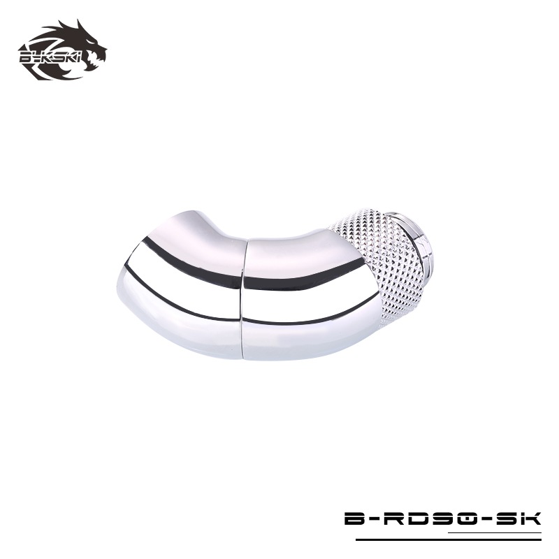 Bykski G1/4 Male to Female 90 Degree Double Rotary Elbow Fitting