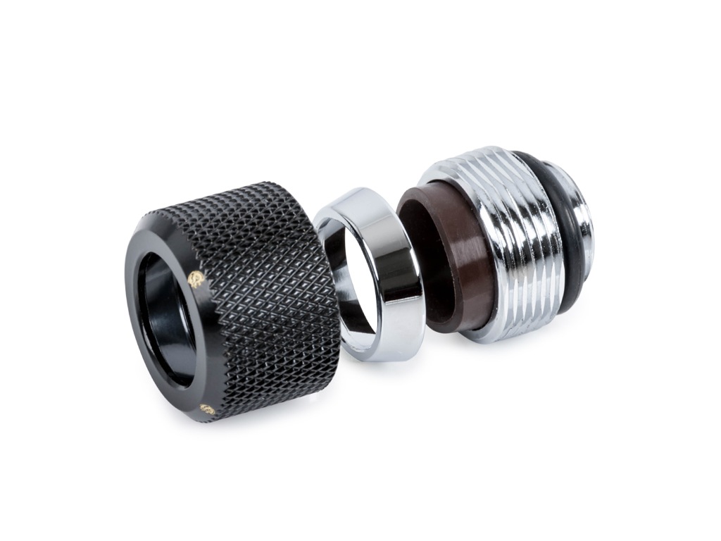 Bitspower G1/4" Matt Black Advanced Multi-Link For OD 12MM