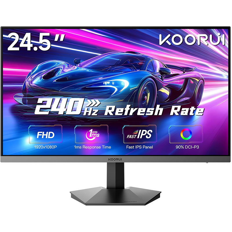 ������Źľ���� KOORUI G2511X 24.5����� IPS 240Hz FHD �����ߥ󥰥�˥���