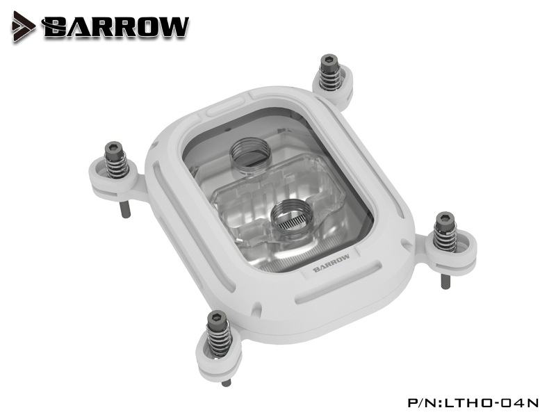 Barrow INTEL 115X/1700/X99/X299 CPU Water Block Kepler Series LTHO-04N White