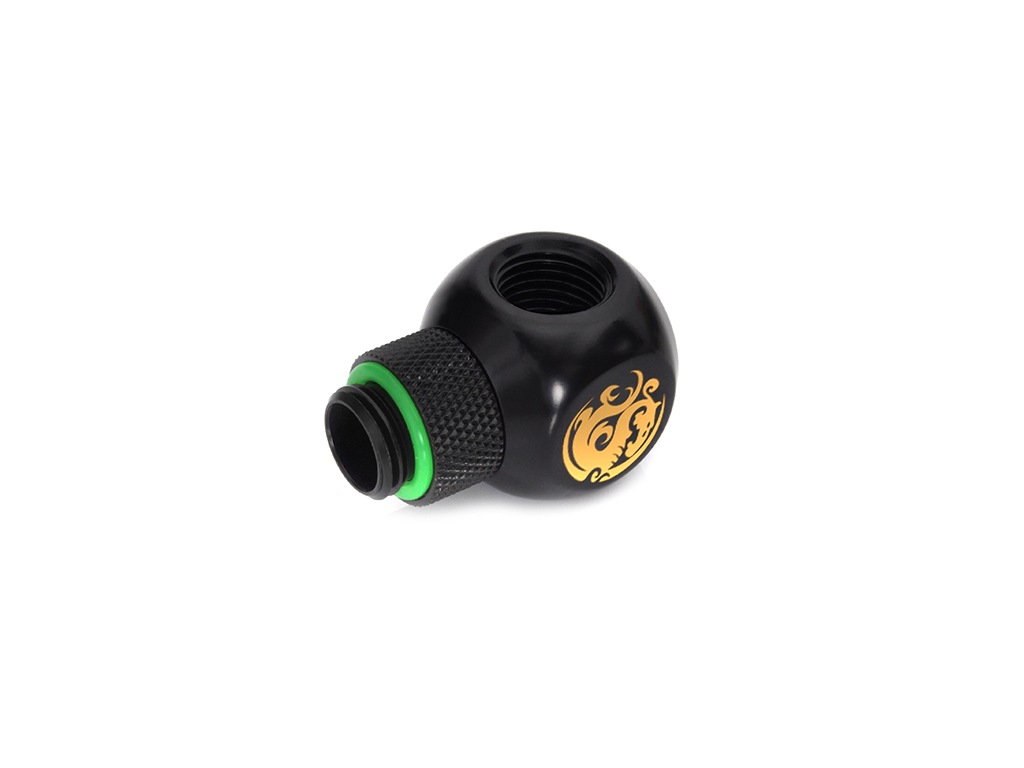 Bitspower G1/4" Matt Black T-Rotary IG1/4"X2 Extender