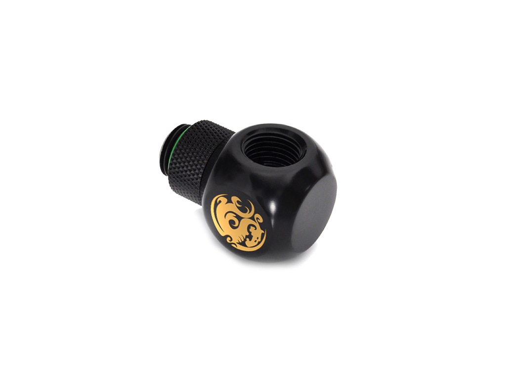 Bitspower G1/4" Matt Black T-Rotary IG1/4"X2 Extender