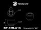 Bitspower G1/4" Matt Black Advanced Multi-Link For OD 16MM