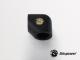 Bitspower Matt Black 90-Degree With Dual Inner G1/4" Extender
