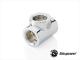 Bitspower Silver Shining T-Block With Triple IG1/4"