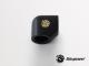 Bitspower Matt Black 90-Degree With Dual Inner G1/4" Extender
