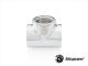 Bitspower Silver Shining T-Block With Triple IG1/4"