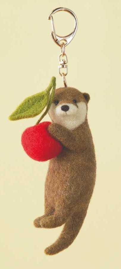 ４４１－６０６　カワウソとさくらんぼ