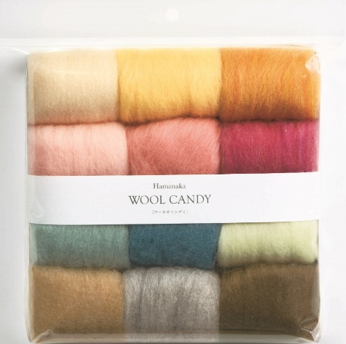 ４４１－１２２－２　ウールキャンディ　１２色セット