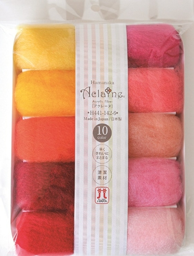 ４４１－１４２－６　アクレーヌ　１０色セット　６