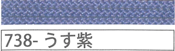 アジアンコード１ｍｍタイプ　７３８　うす紫