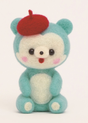 ４４１－６１４　水色のくま