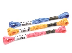 オリムパス　25番刺しゅう糸　緑系