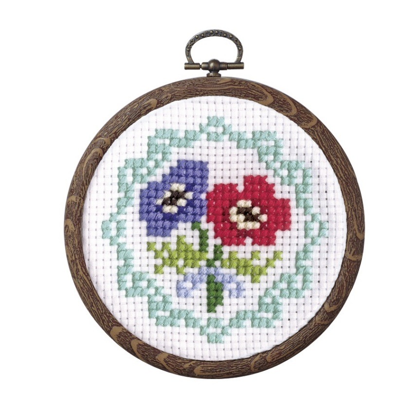 7442 「アネモネとレース」<br>初級者向け