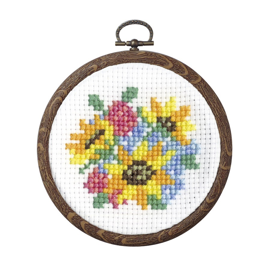 7446 「ヒマワリのブーケ」<br>初級者向け