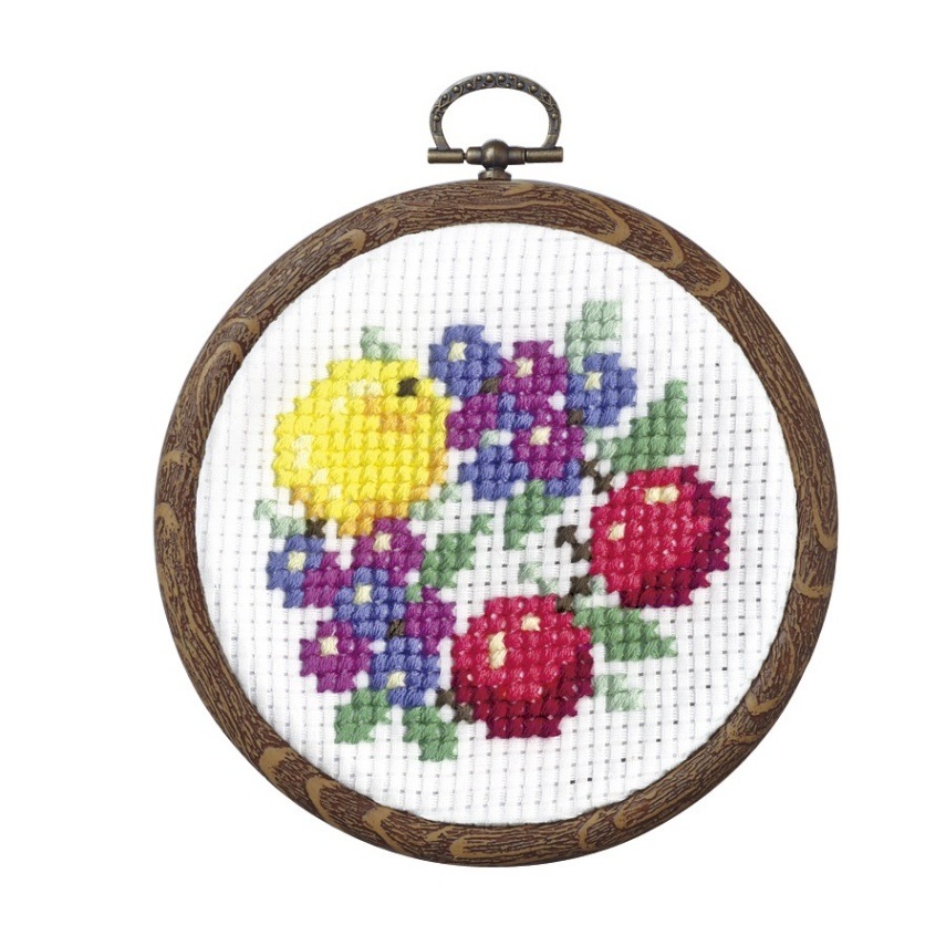 7447 「ブルーベリーのフルーツリース」<br>初級者向け