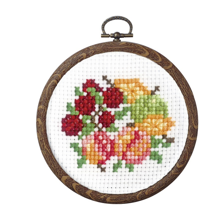 7448 「木イチゴのフルーツリース」<br>初級者向け