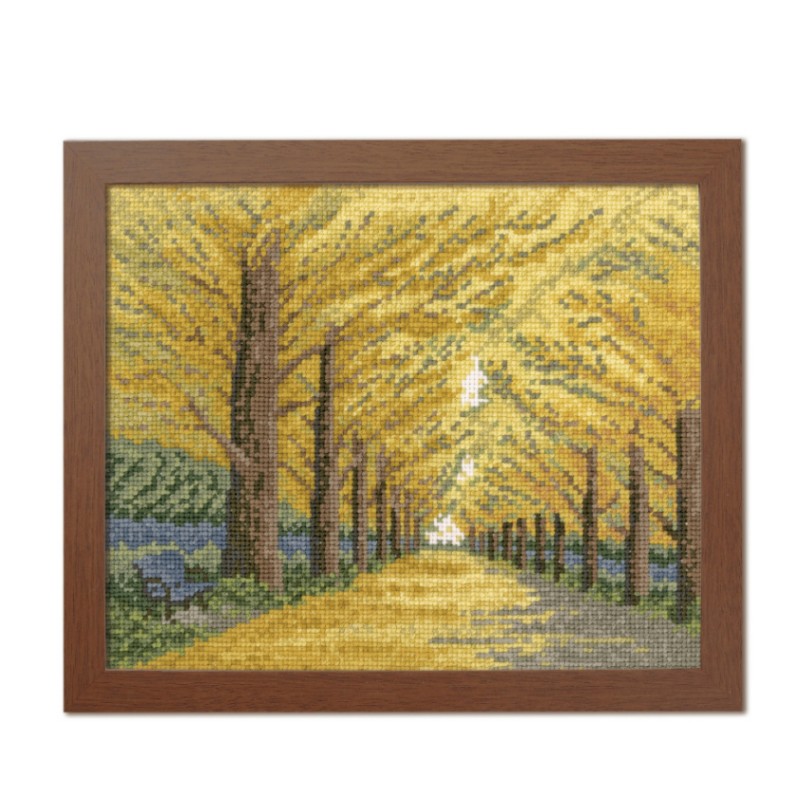 7493 「黄金色の散歩道」<br>上級者向け