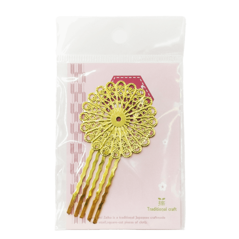 座金付コーム　ゴールド　TP-71