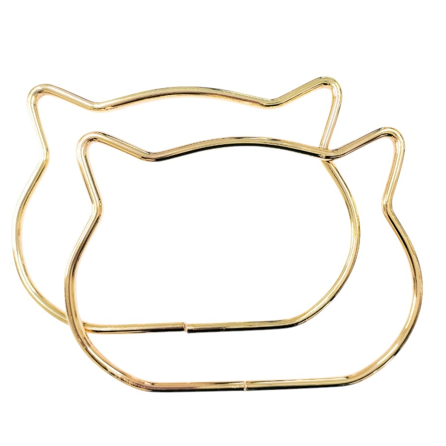 ねこ持ち手　ゴールド　ＮＣＯ－３５
