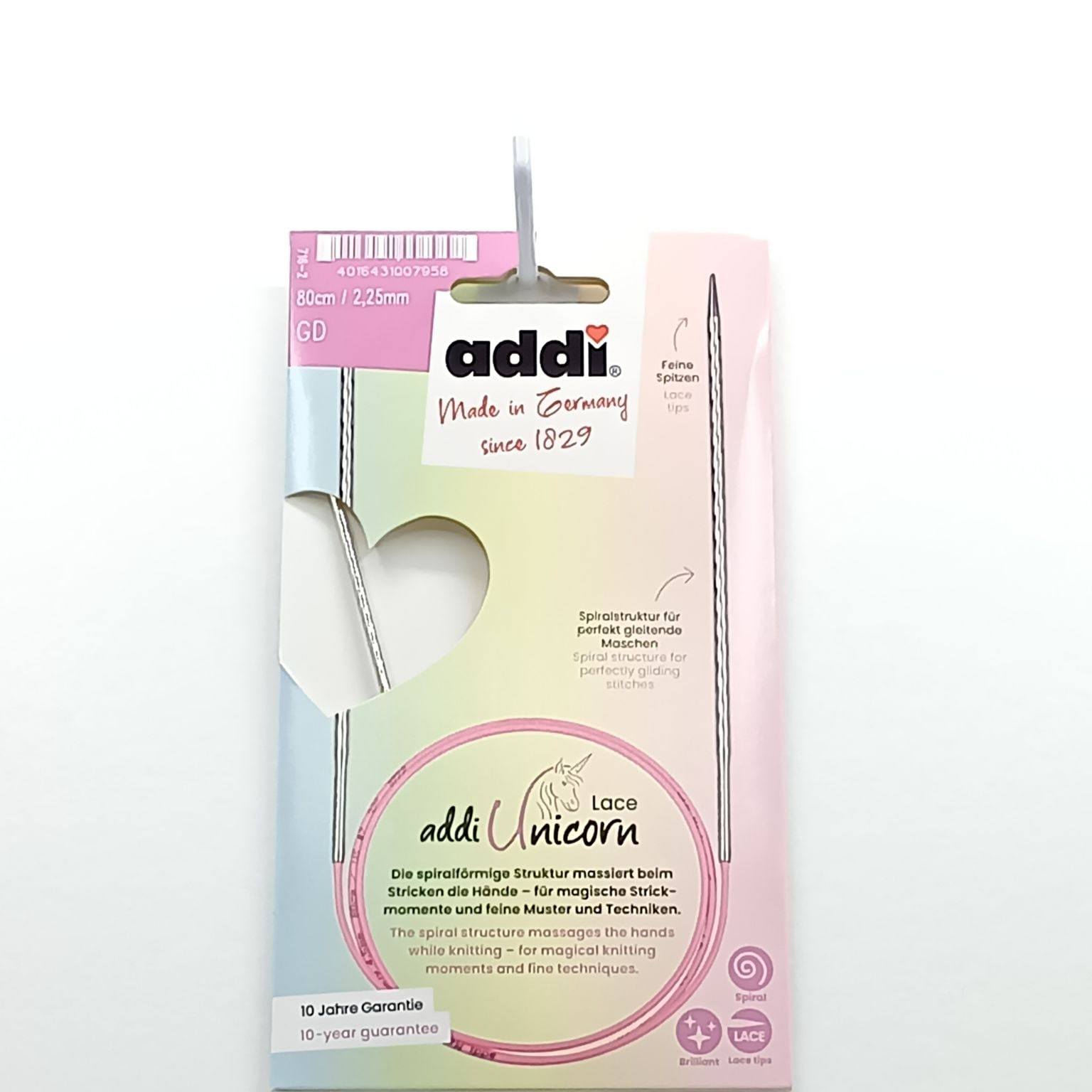 addi 716-2 Unicorn Lace 80cm | 針,addi (アディー) | ふわふわ倉庫