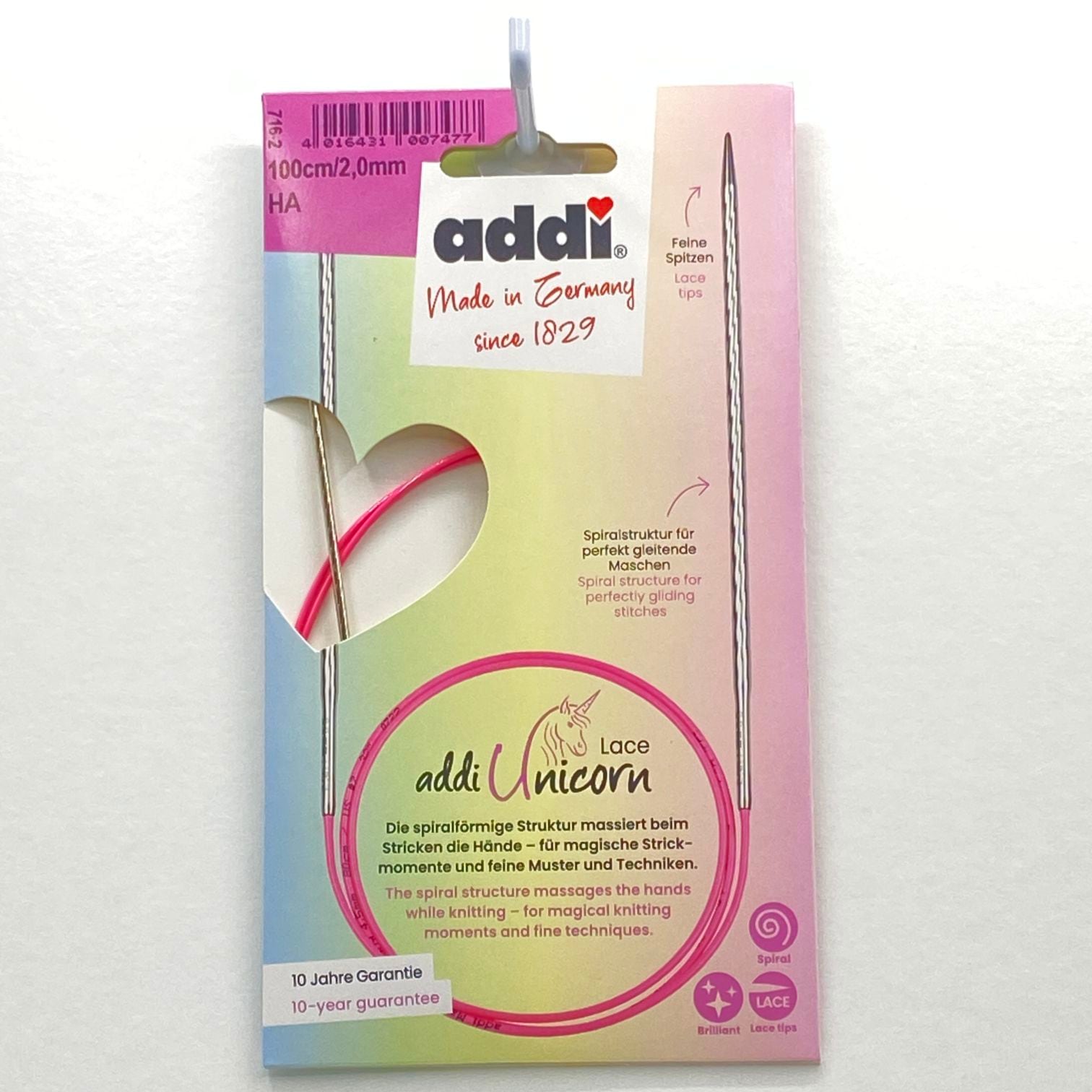 addi　716-2 Unicorn Lace 100cm(2.00～3.50mm)
