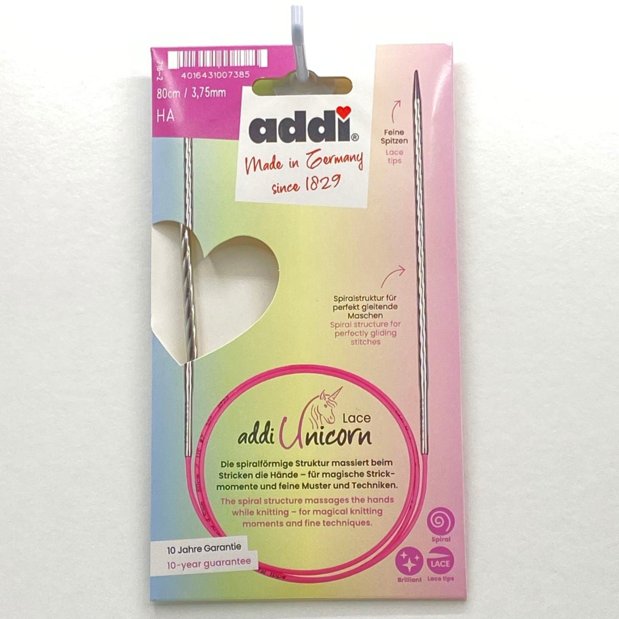 addi　716-2 Unicorn Lace 80cm(3.75～5.00mm)