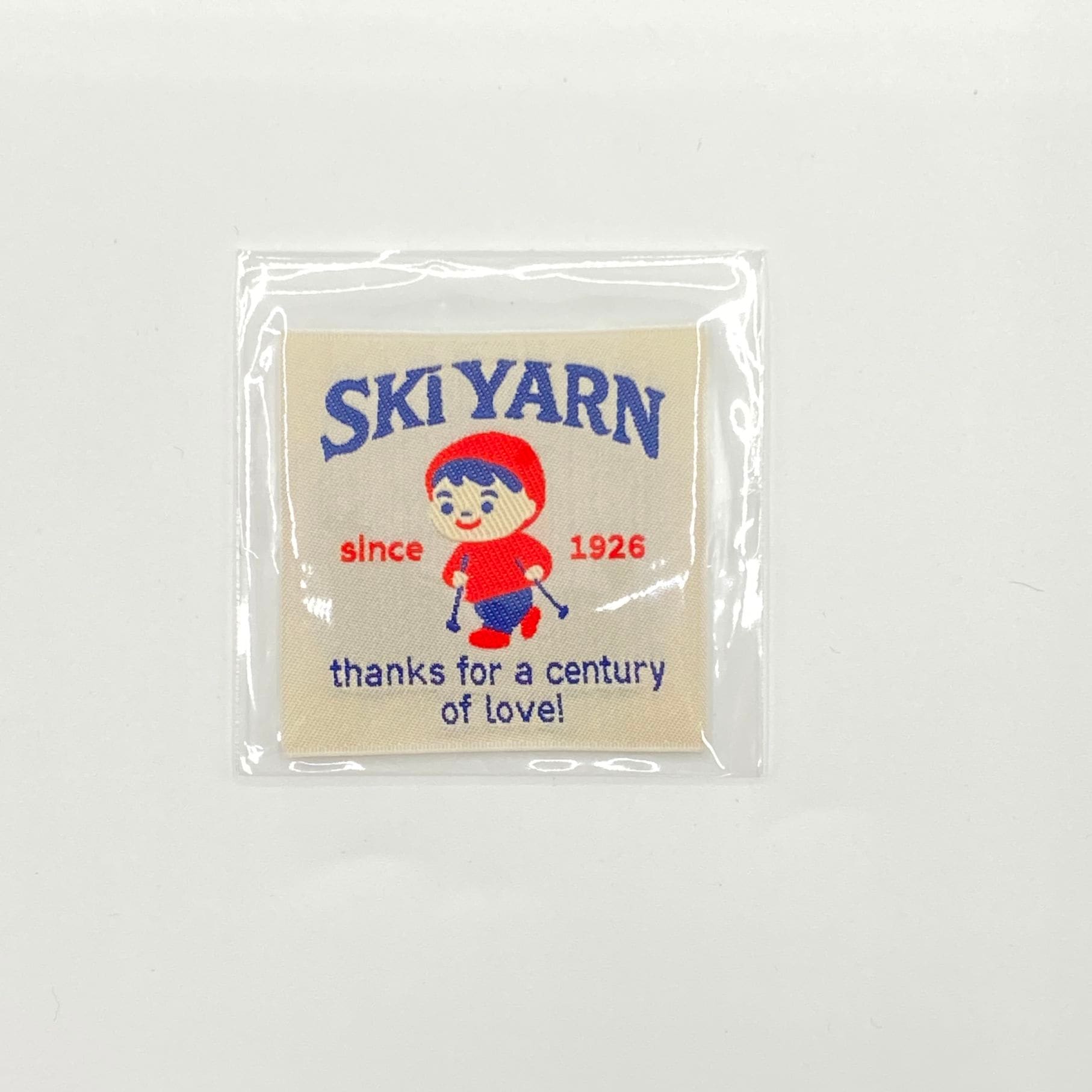 スキー毛糸 織ネーム