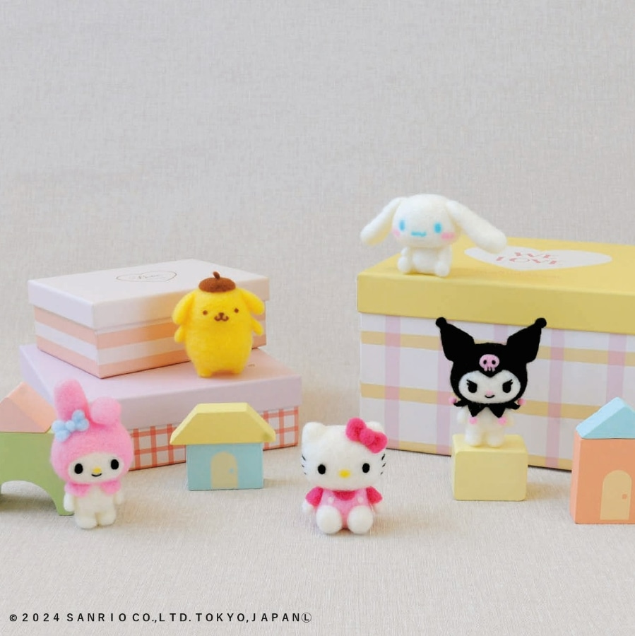 ニードルフェルトでつくる ポムポムプリン | 羊毛フェルト,羊毛