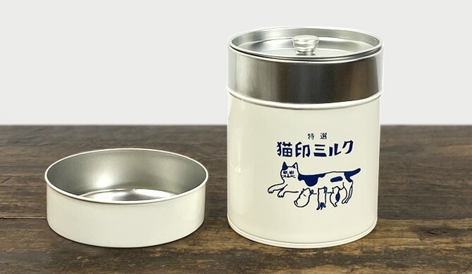 星羊社 猫印ミルク手づくりキャニスター ーオリーブアベニュー