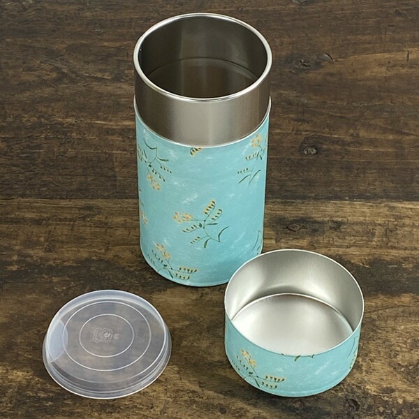 星燈社 茶筒（大）200g茶葉用 -オリーブアベニュー