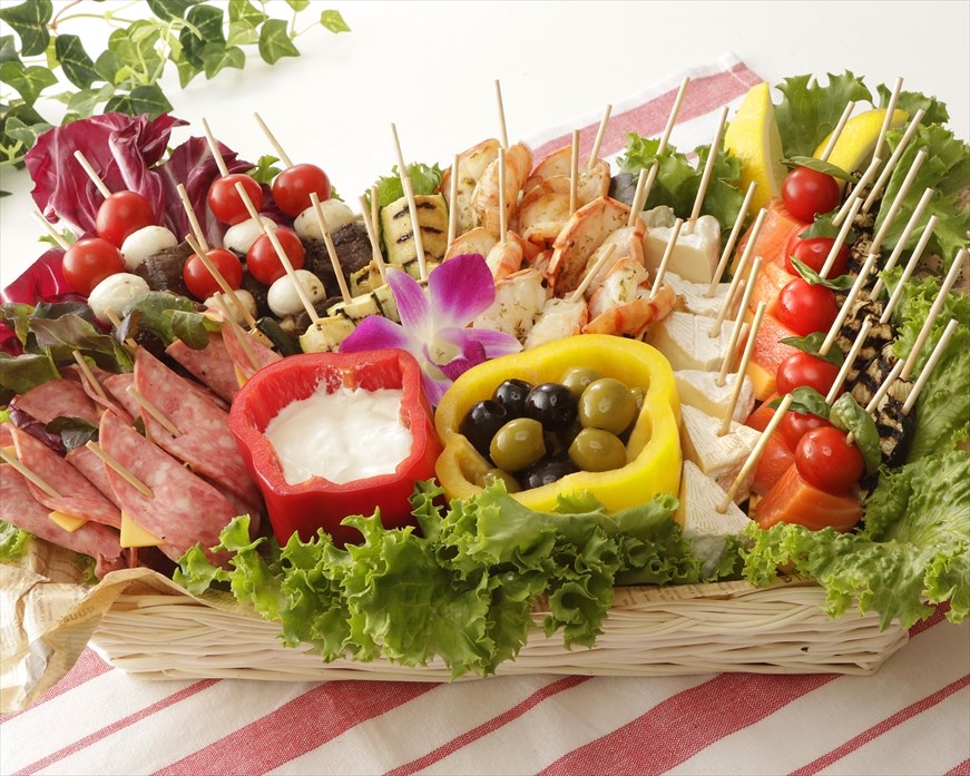 ピンチョスバスケット | Hord'oeuvre,Party basket | Olive Board