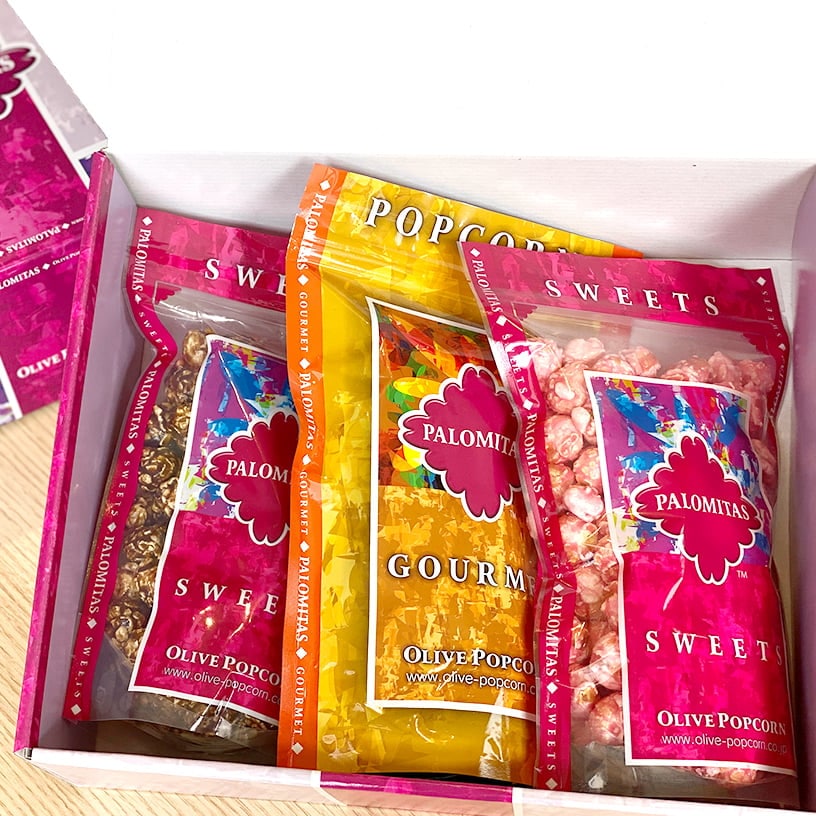 人気3個BOXセット | BOX SET | オリーブポップコーン｜PALOMITAS